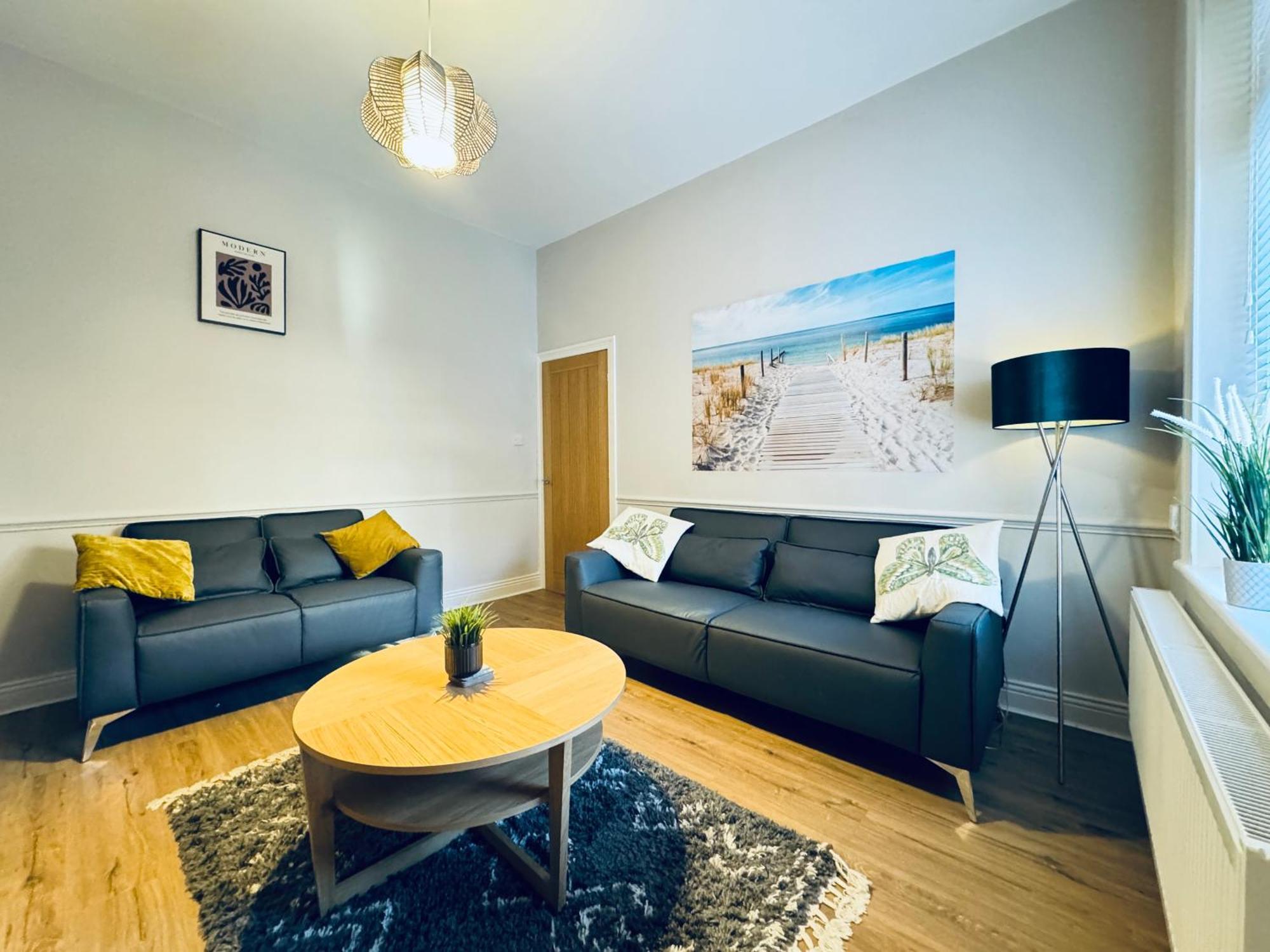 Rockcliffe Retreat, Stylish Coastal Apartment Whitley Bay Dış mekan fotoğraf