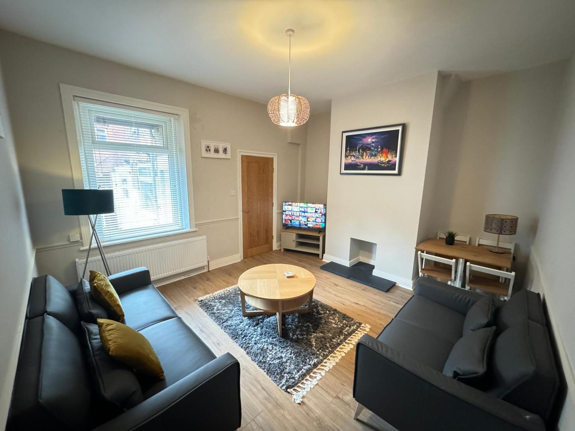 Rockcliffe Retreat, Stylish Coastal Apartment Whitley Bay Dış mekan fotoğraf
